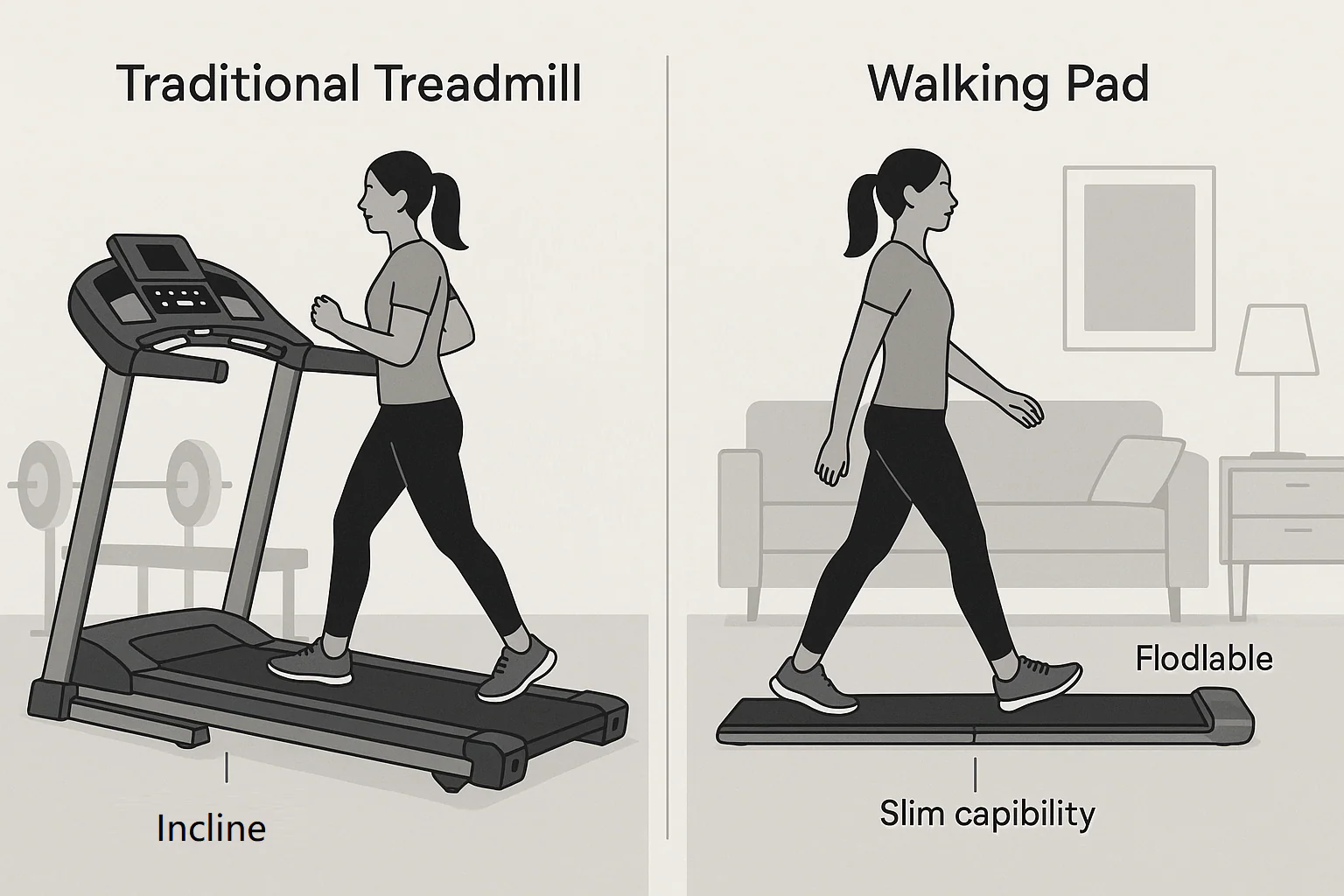 Walking Pad vs Treadmill