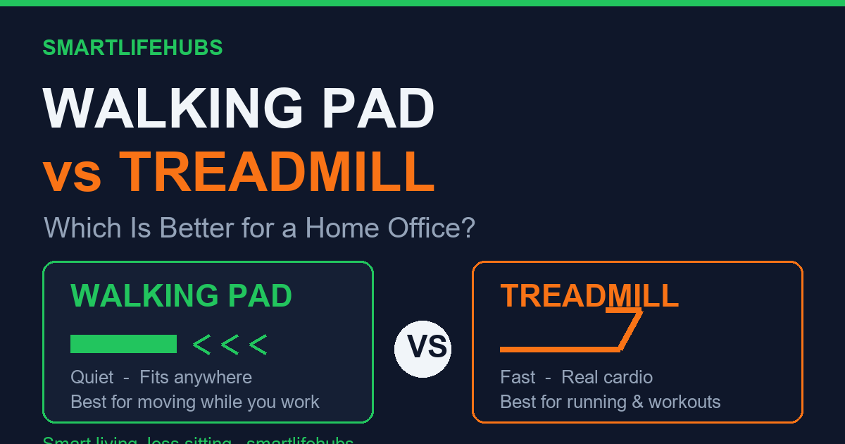 Walking Pad vs Treadmill: Which Is Better for a Home Office?